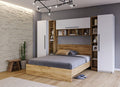 Smart Storage Bedroom with Wall Unit