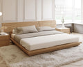 Modern Oak Platform Bed