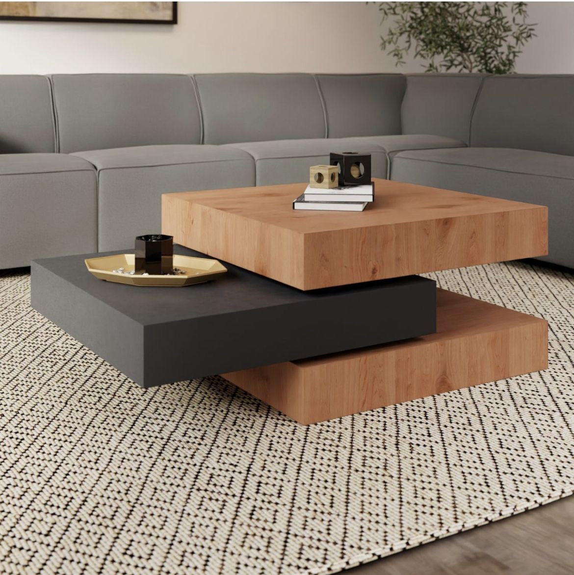 Designer Layered Coffee Table