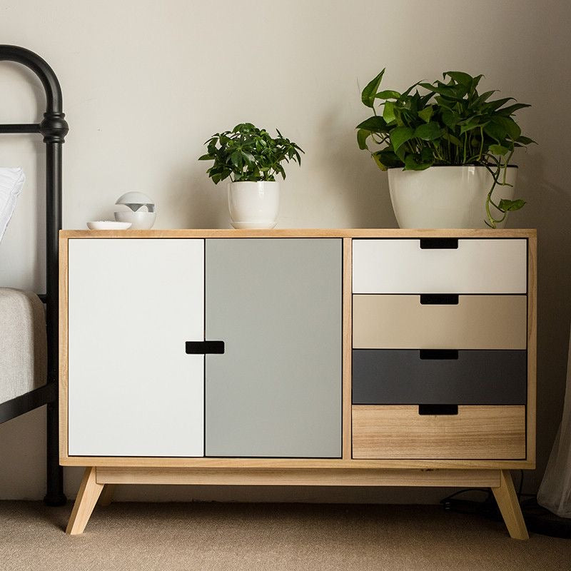 VECTRA Mid-Century Modern 4-Drawer Sideboard & Accent Cabinet