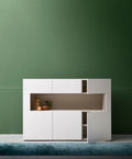 Minimalist geometric sideboard