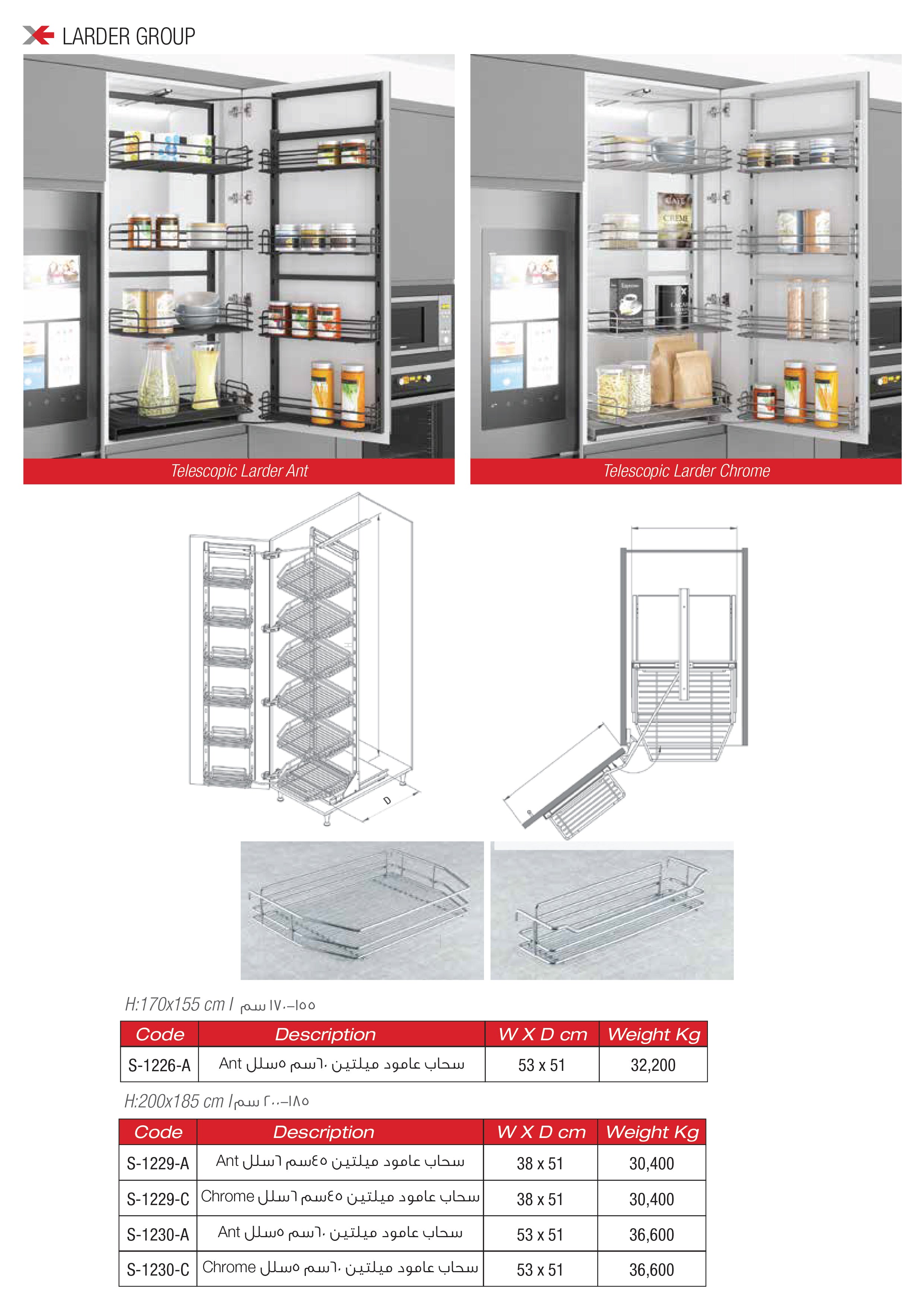 Telescopic Larder