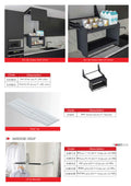 Anti-Slip Surface Shelf Lift Ant-Chrome / Plastic Tray / Lift for Wardrobe