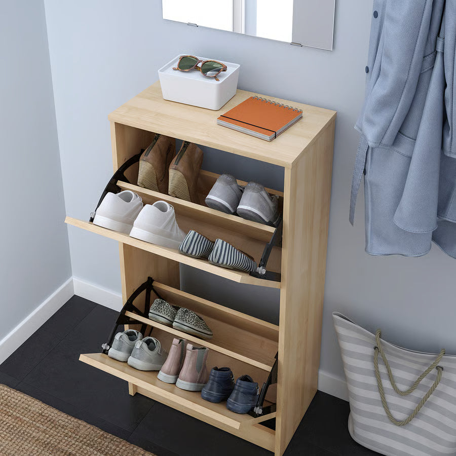 Wooden Shoes Rack