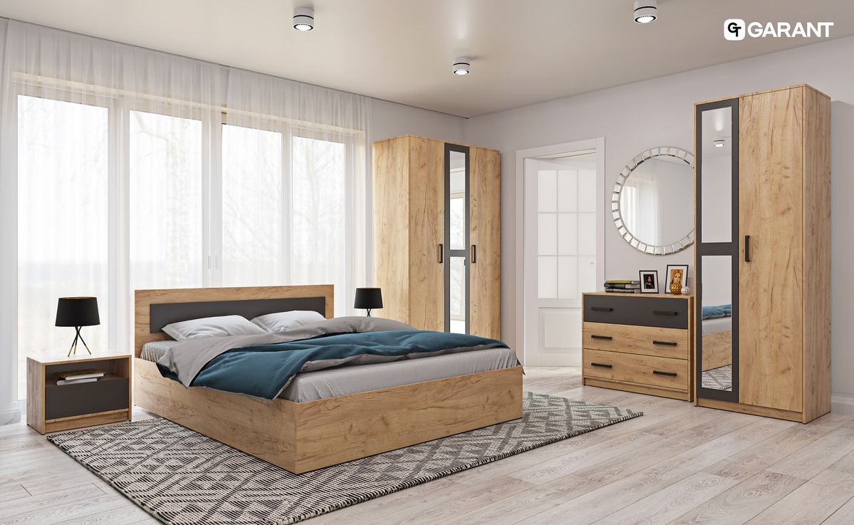 Contemporary Bedroom Suite with Wardrobe